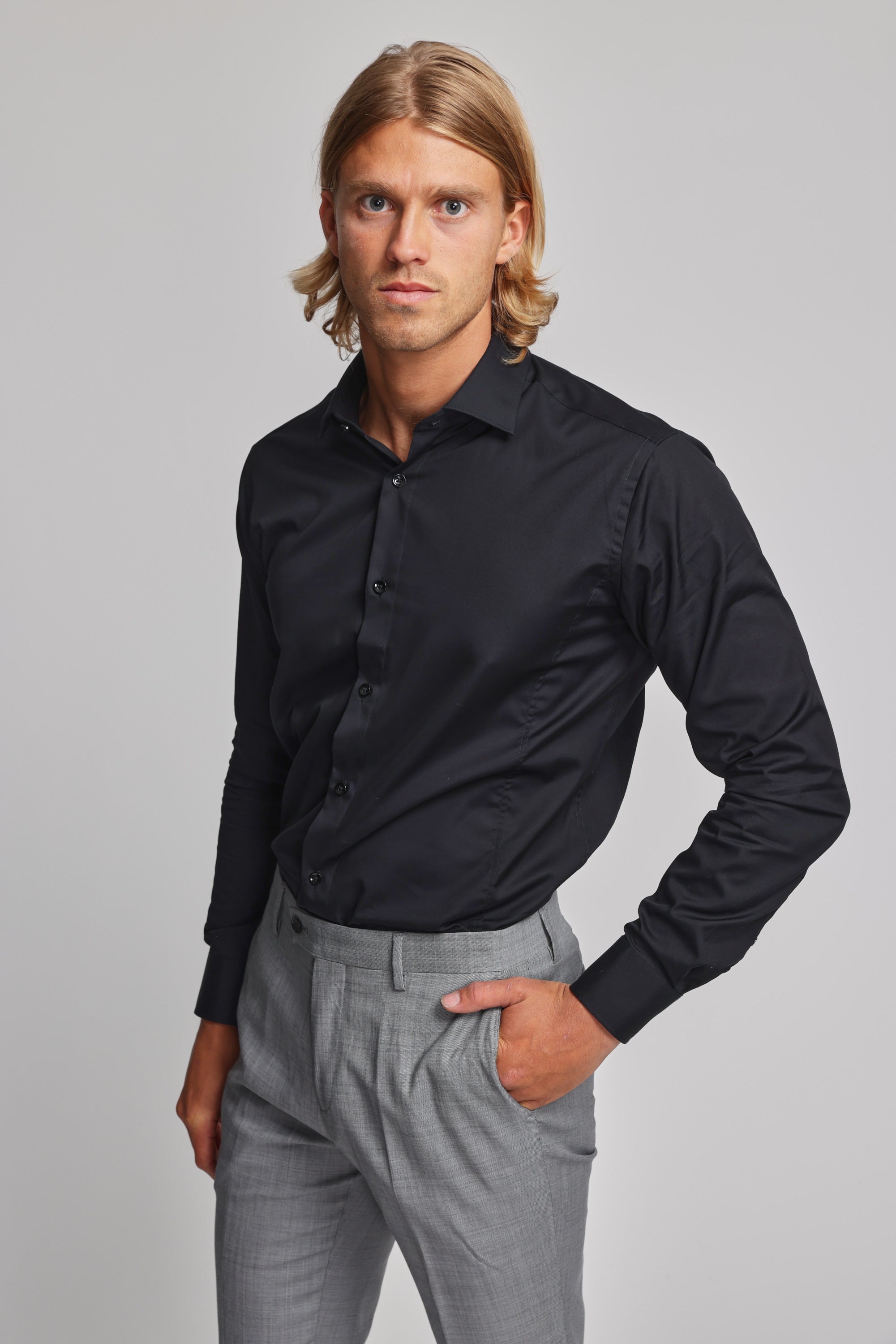 新品　BRIEFING MENS DRESS BD SHIRT ブラック　M ブリーフィング ゴルフ ウェア メンズ ドレスボタンダウンシャツ