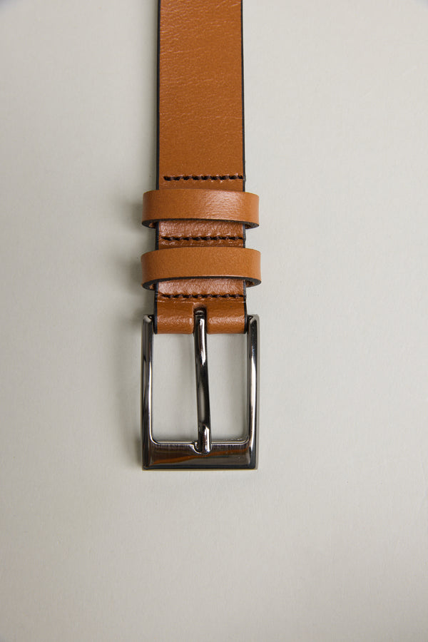 Barkers Frances Leather Belt in tan, alternate view