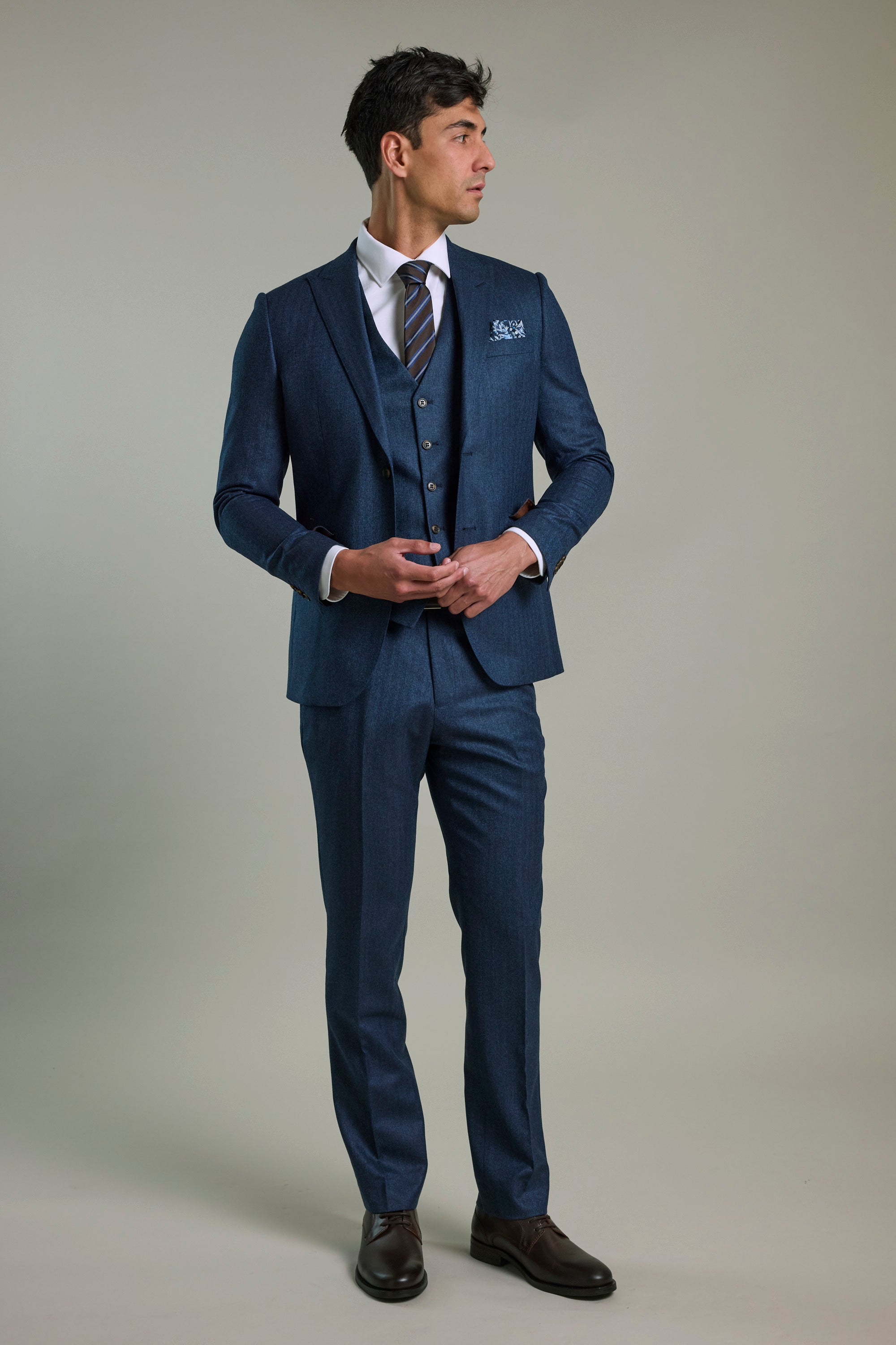 Hasting Herringbone Suit Trouser