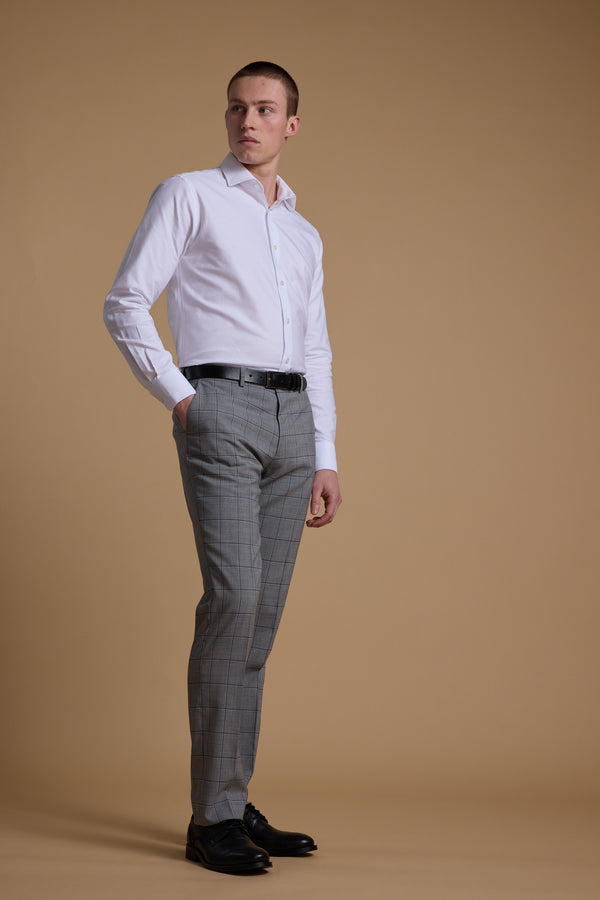 Alfred Check Suit Trouser