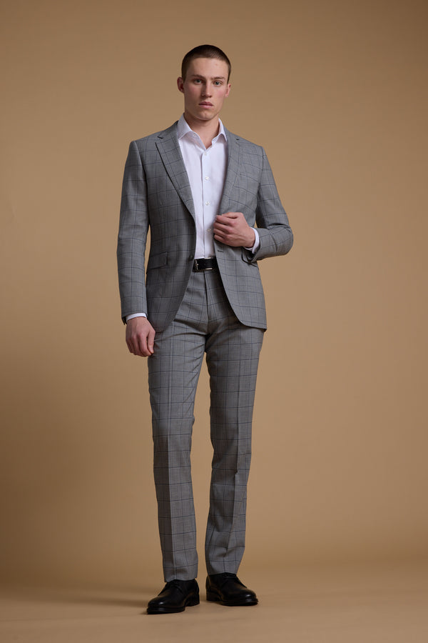 Alfred Check Suit Trouser