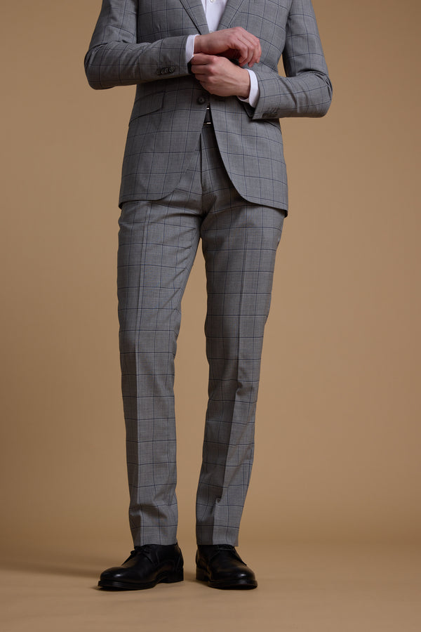 Alfred Check Suit Trouser