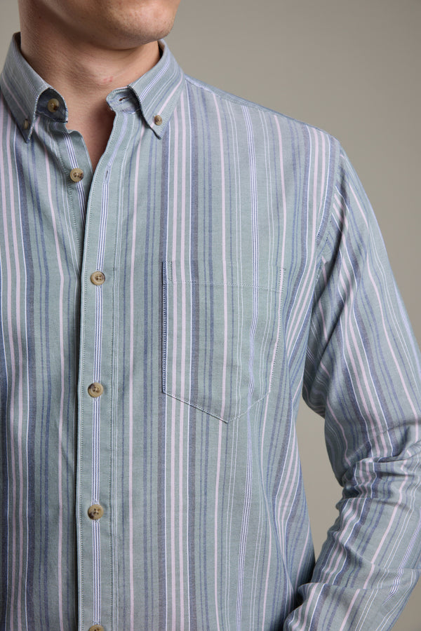 Huntley Striped Oxford Shirt