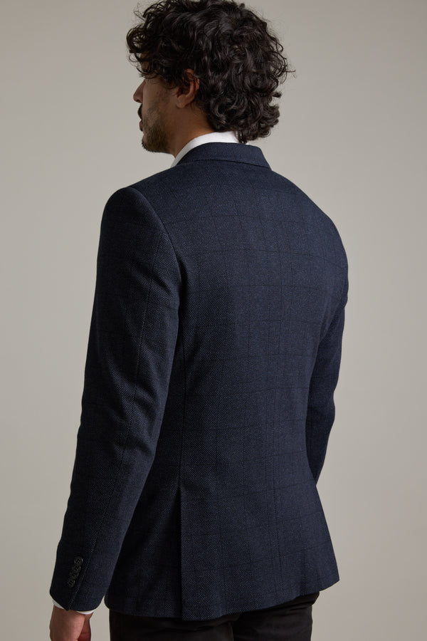 Risca Check Knit Blazer