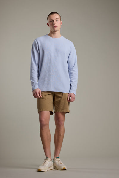 Barkers Avenue Waffle Crew in sky blue