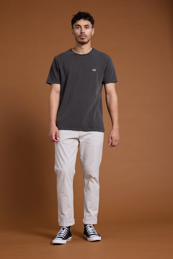 Barkers Newton Washed Tee in washed black