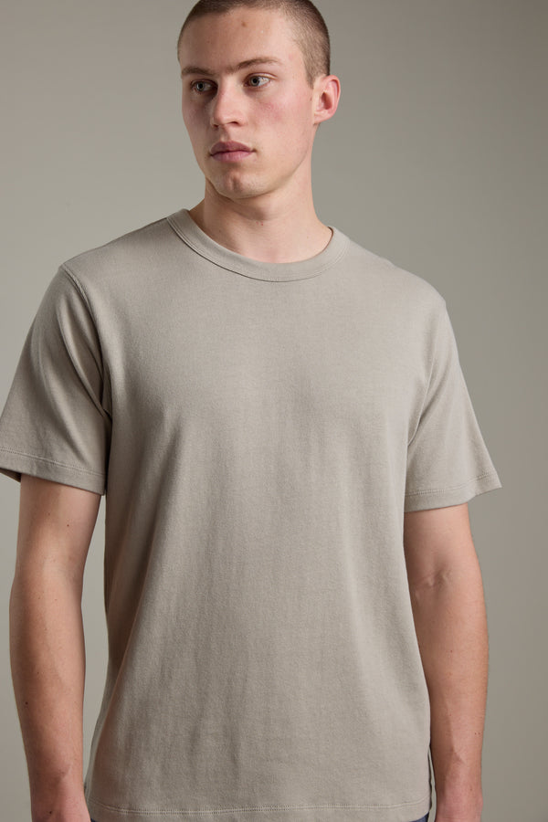 Barkers Langwood Tee in cement, classic fit, additional view