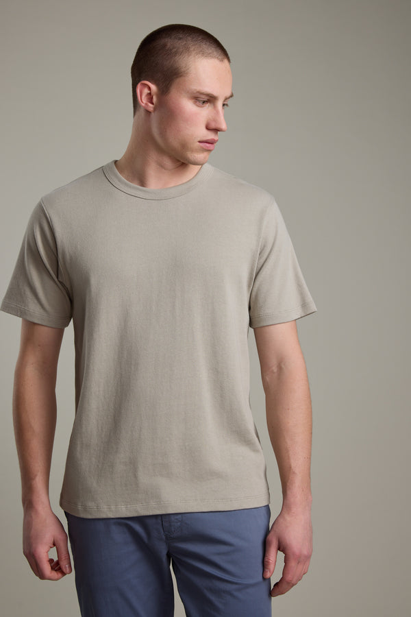 Barkers Langwood Tee in cement, classic fit, additional view