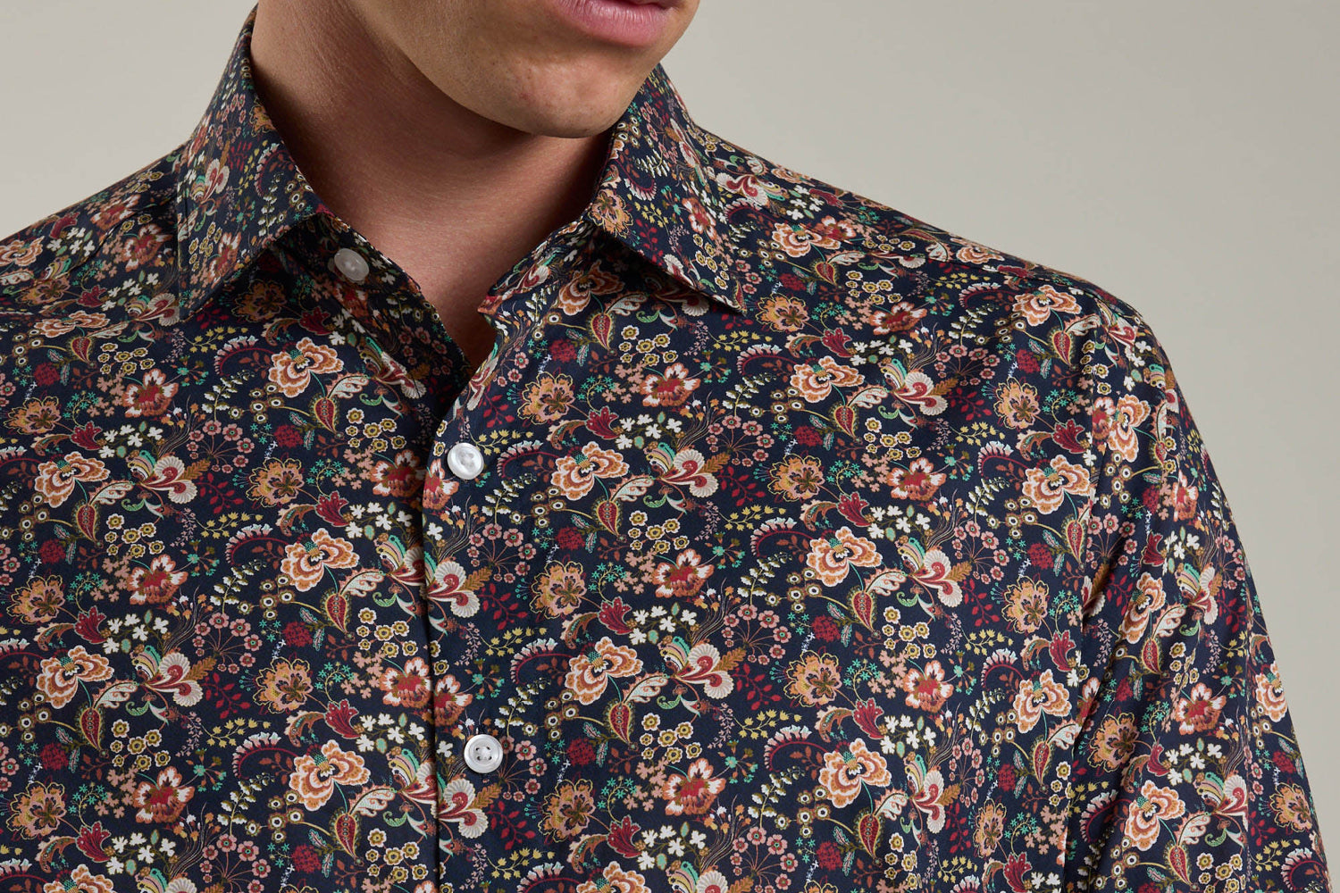 Barkers Men's Liberty Print Formal Shirts 