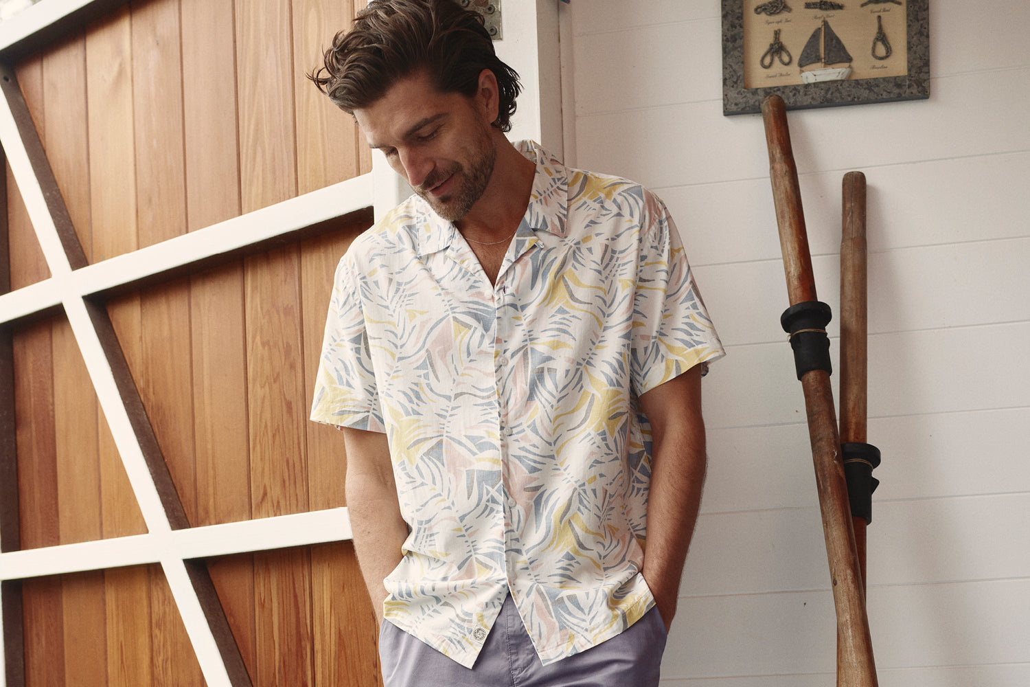 Barkers Men's Cuban Collar Shirts 