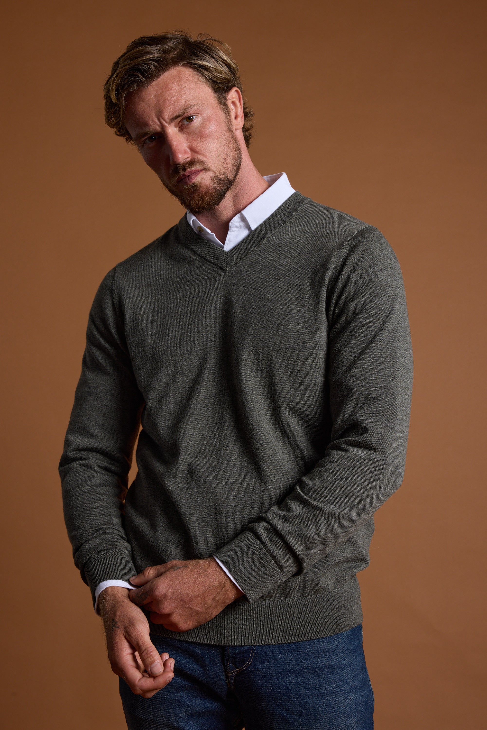 O.E.M. \"WOOL TRIM L/S\" ネイビー XL Men's Arc'teryx LEAF Cold WX Long Sleeve Shirt AR - Wool