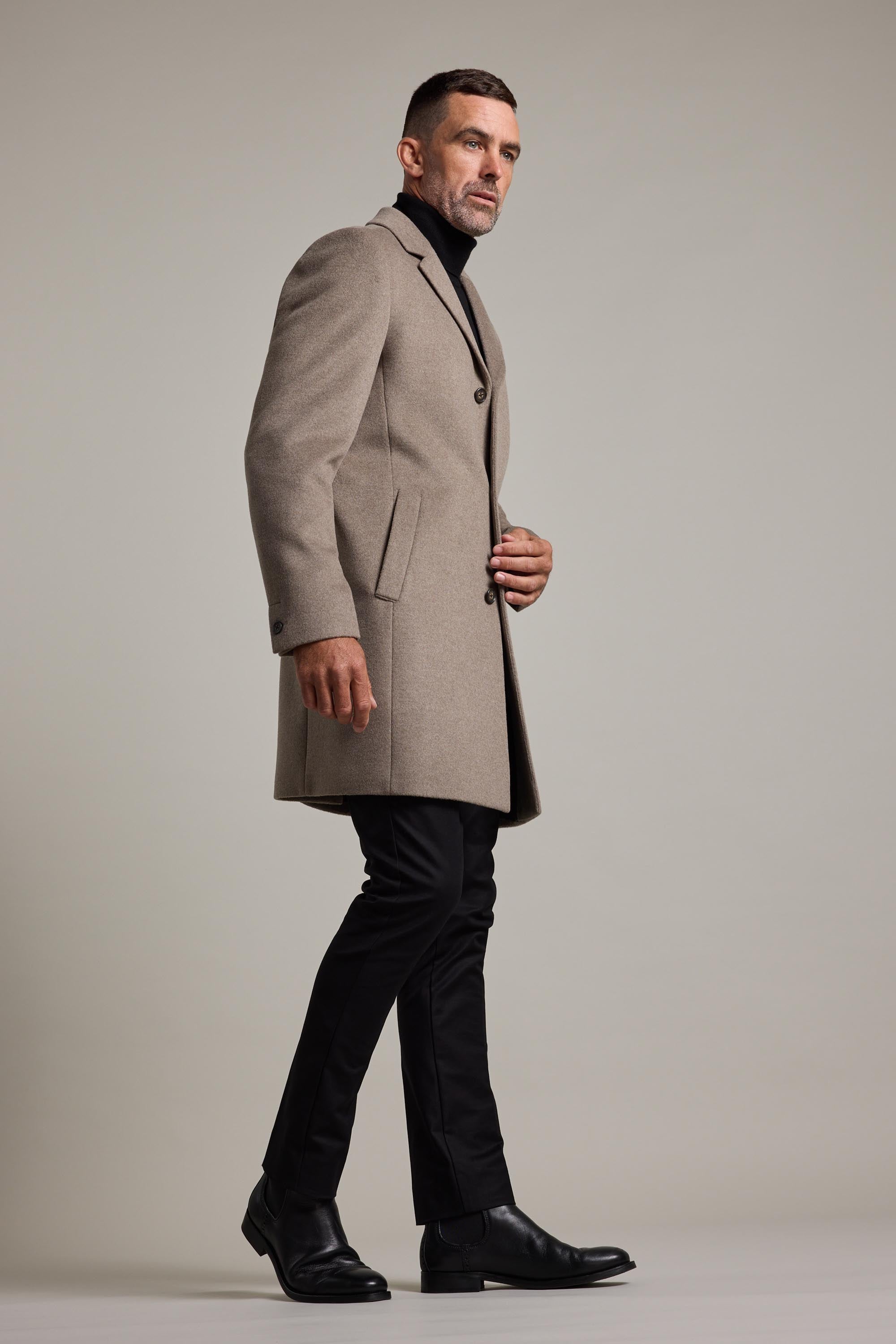 Barkers Morrison Coat in camel, wool, additional view