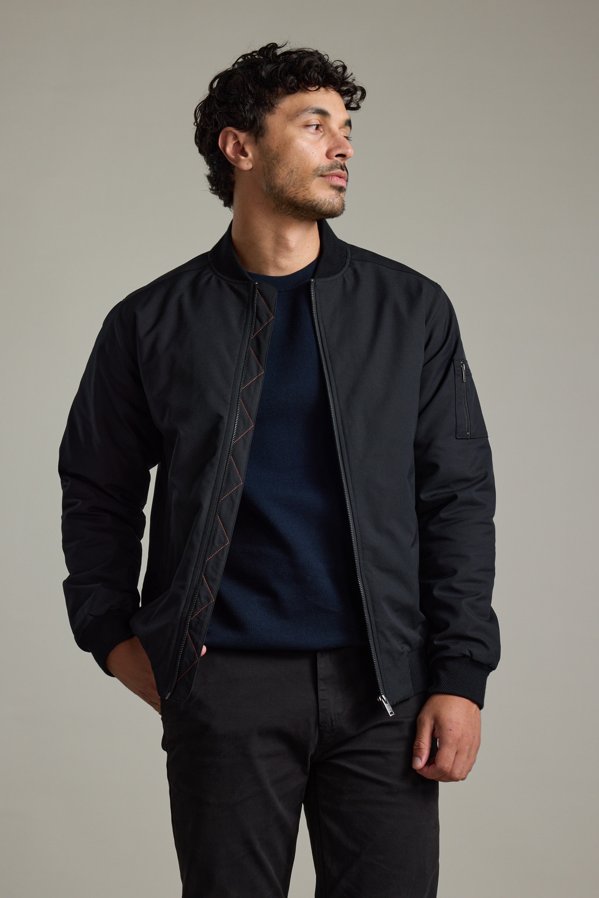 ジャケット・アウター Dunhill Shop Dunhill Bomber Jacket (BLACK) | Barkers