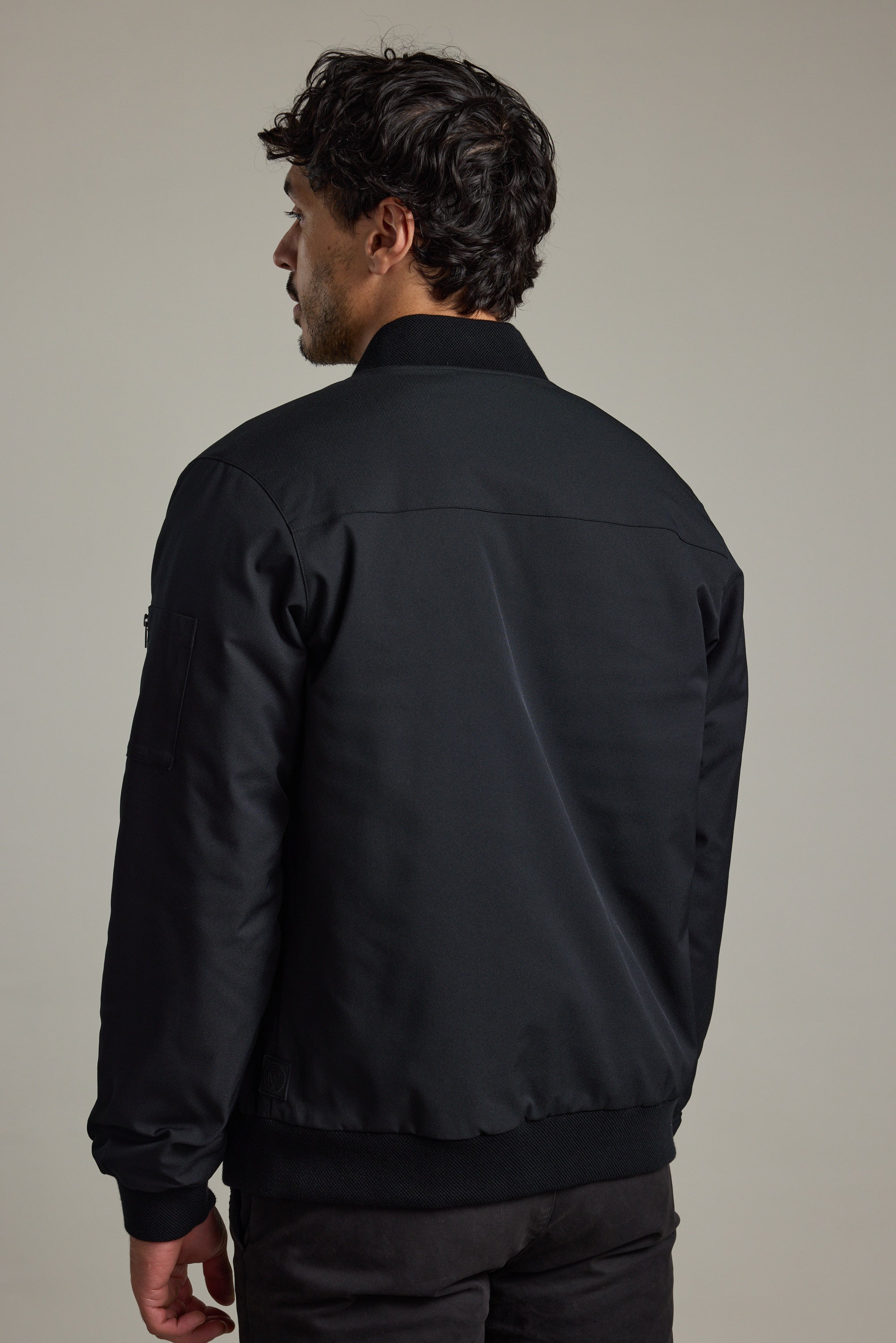 Shop Dunhill Bomber Jacket (BLACK) | Barkers