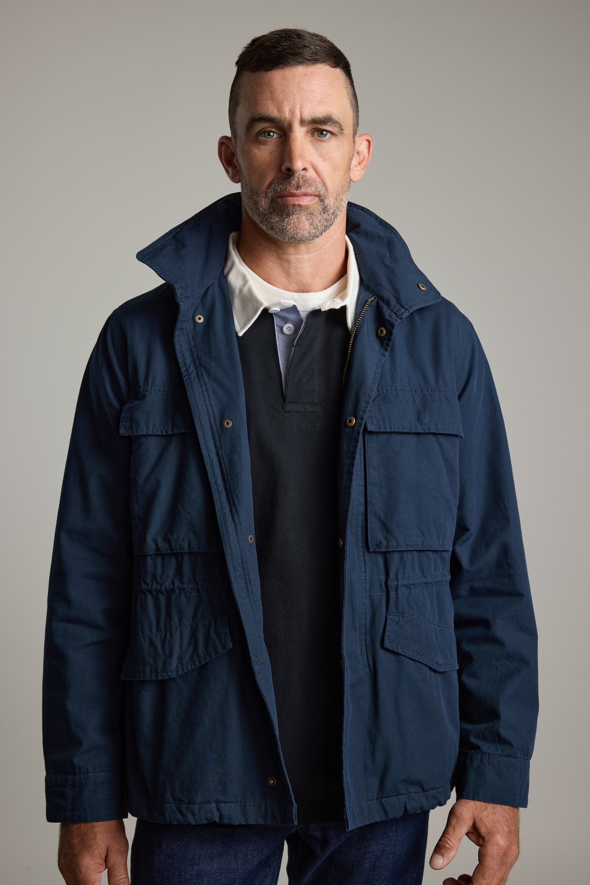Shop Yelton Field Jacket (NAVY) | Barkers