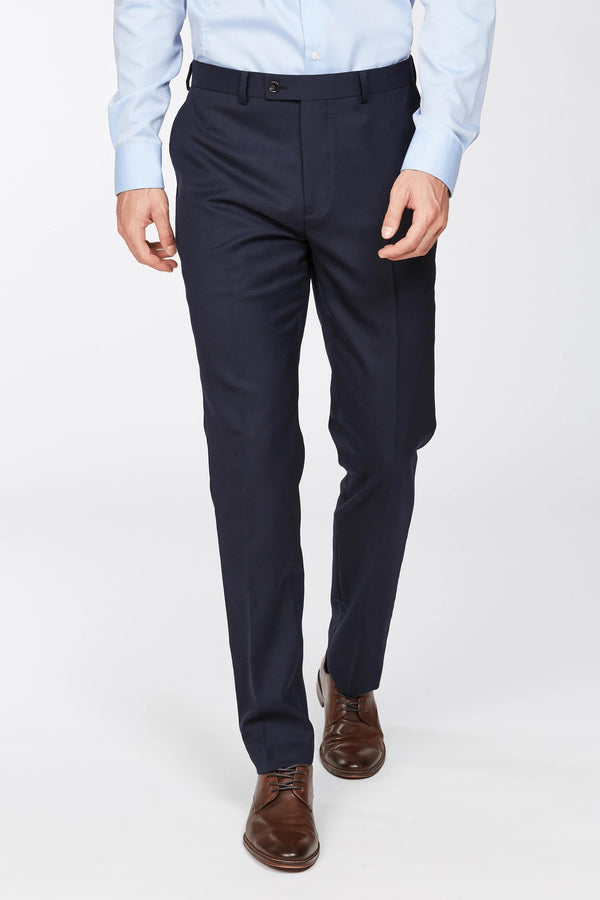 Barkers Bayswater Trouser in navy, modern fit, additional view