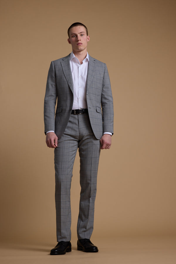 Alfred Check Suit Trouser
