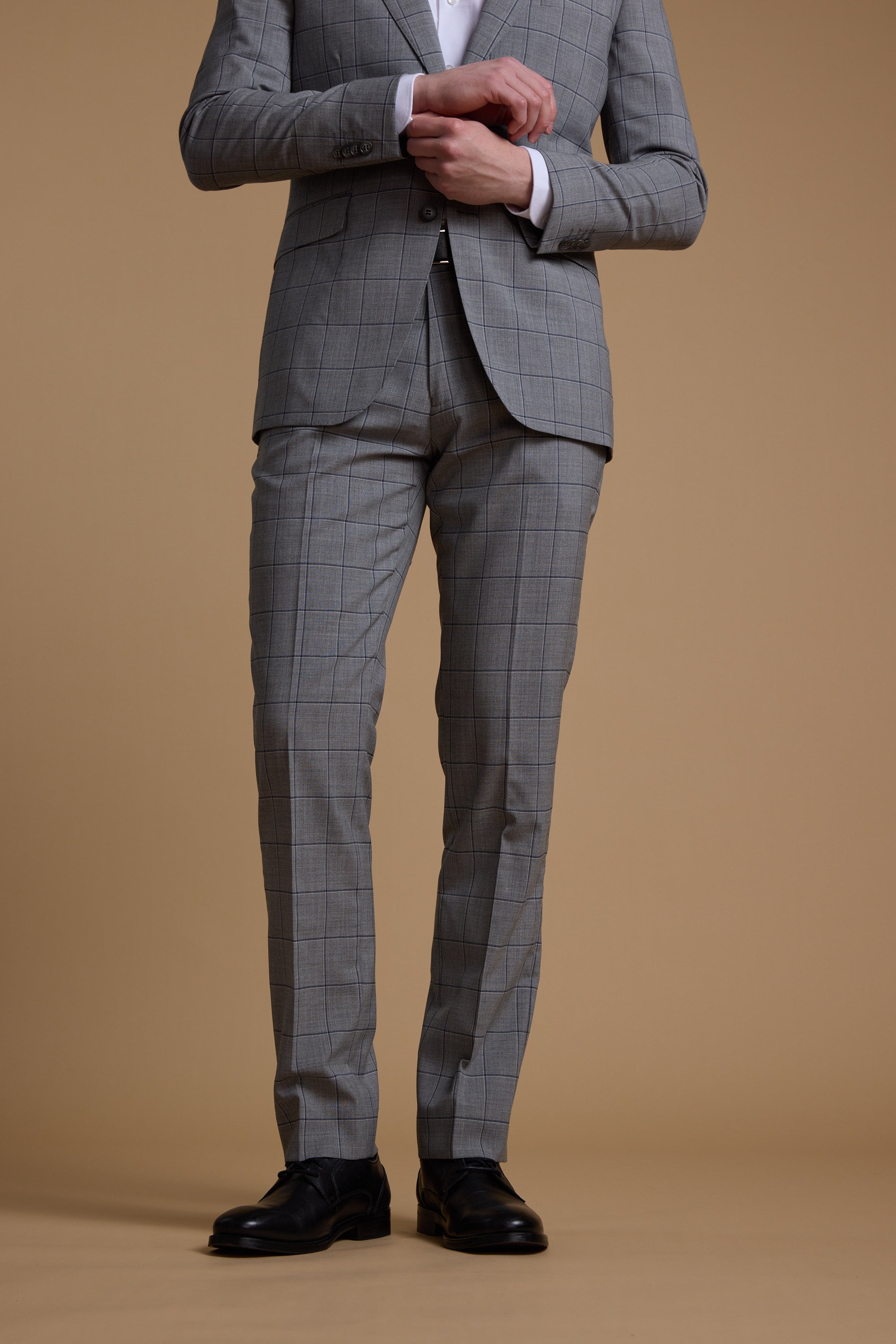 Alfred Check Suit Trouser