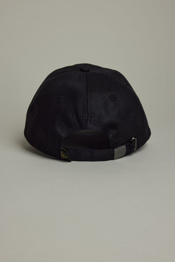Barkers Benson Waxed Cotton Cap in black, additional view