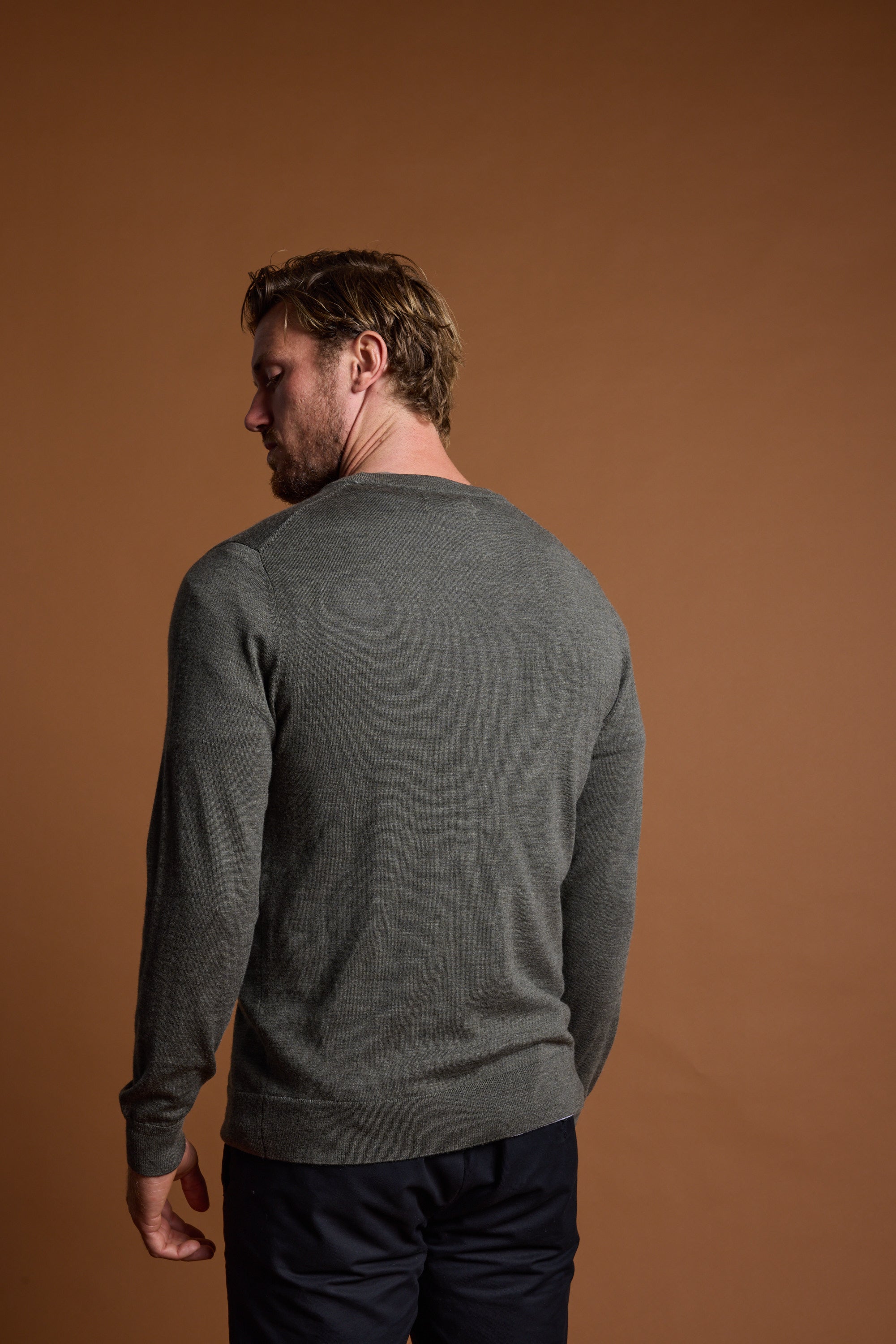 Shop Skyland ZQrx Merino Crew (KHAKI MARL) | Barkers