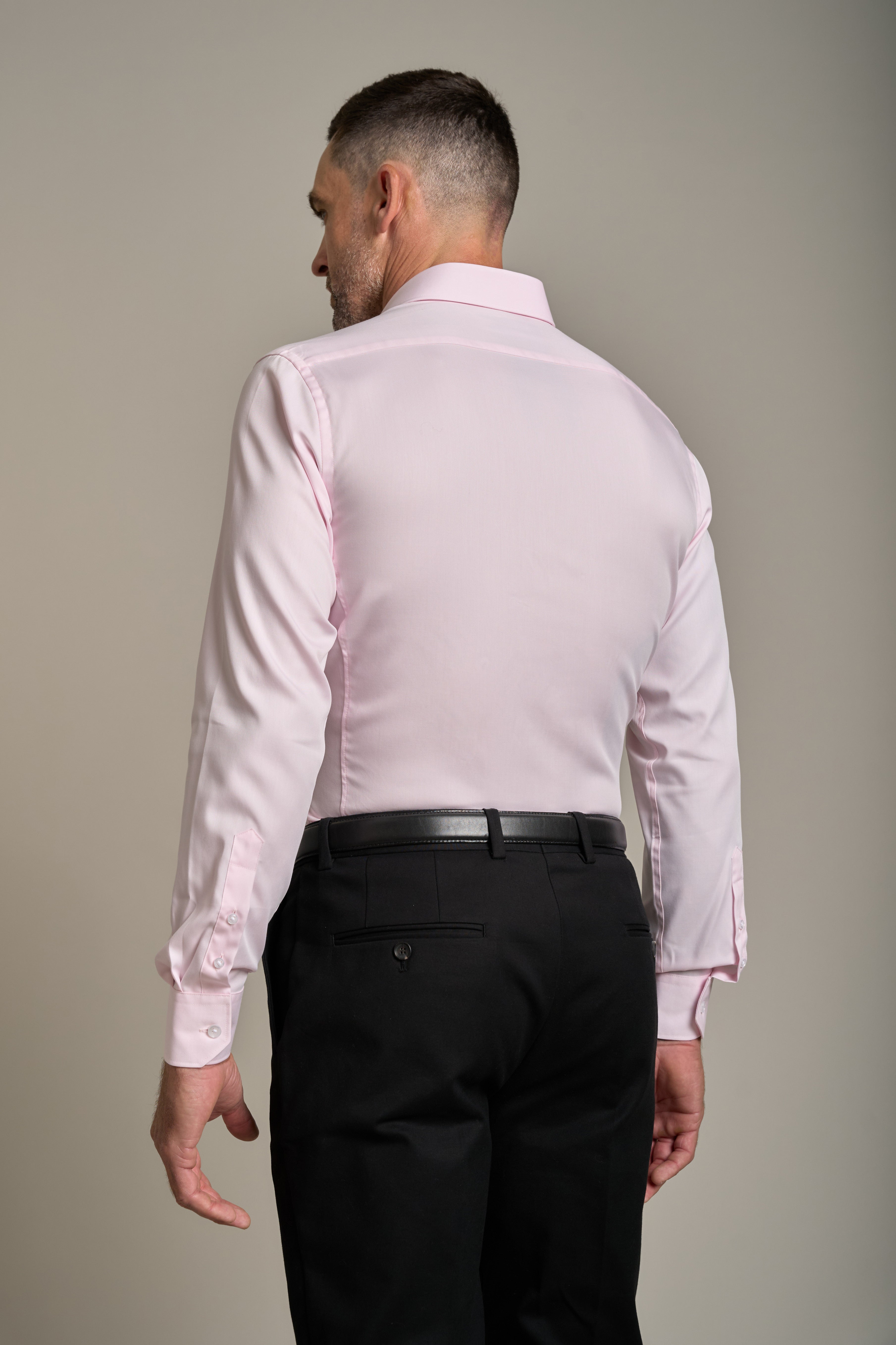 black dress pants pink shirt Black Suit Pink Shirt