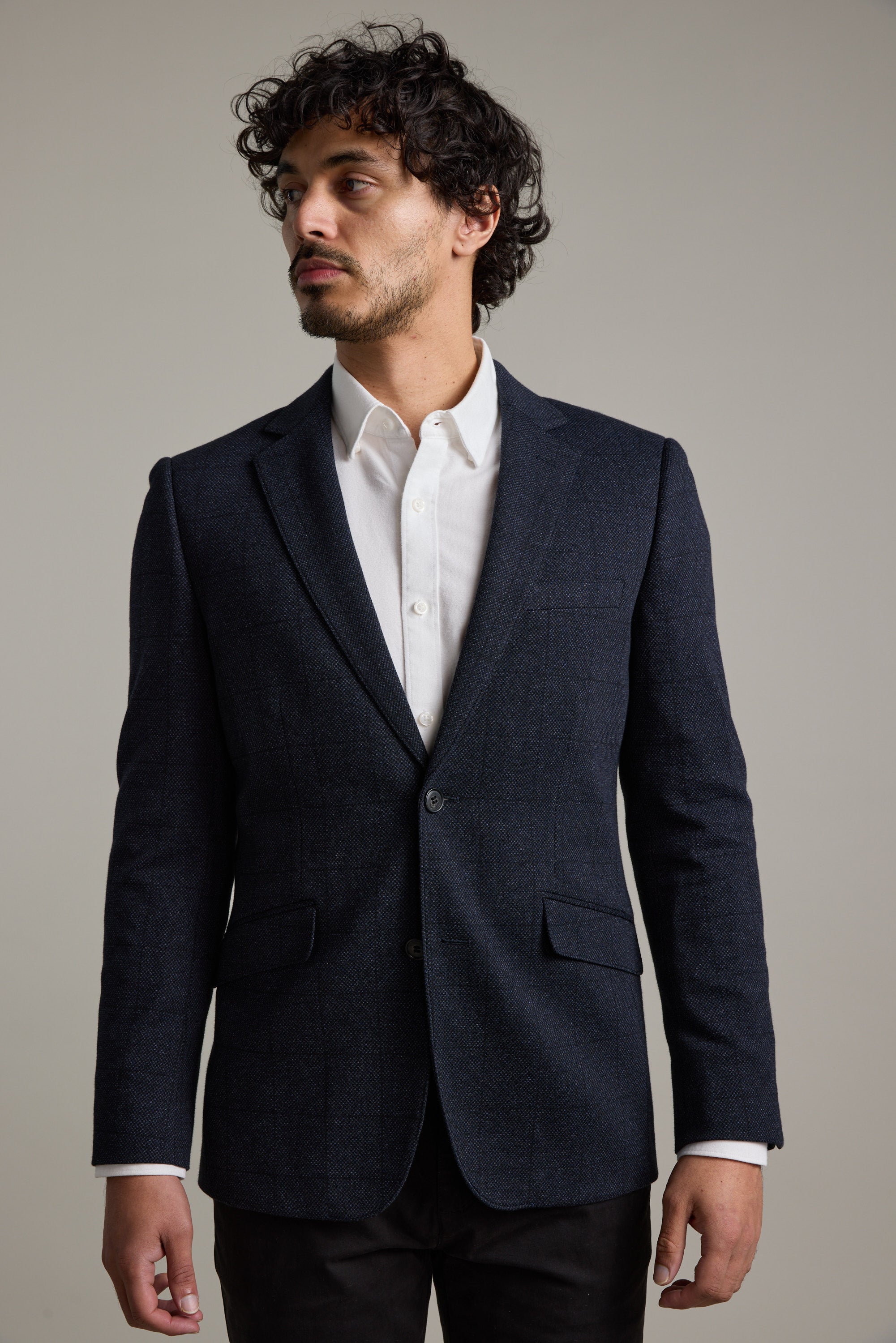 Risca Check Knit Blazer