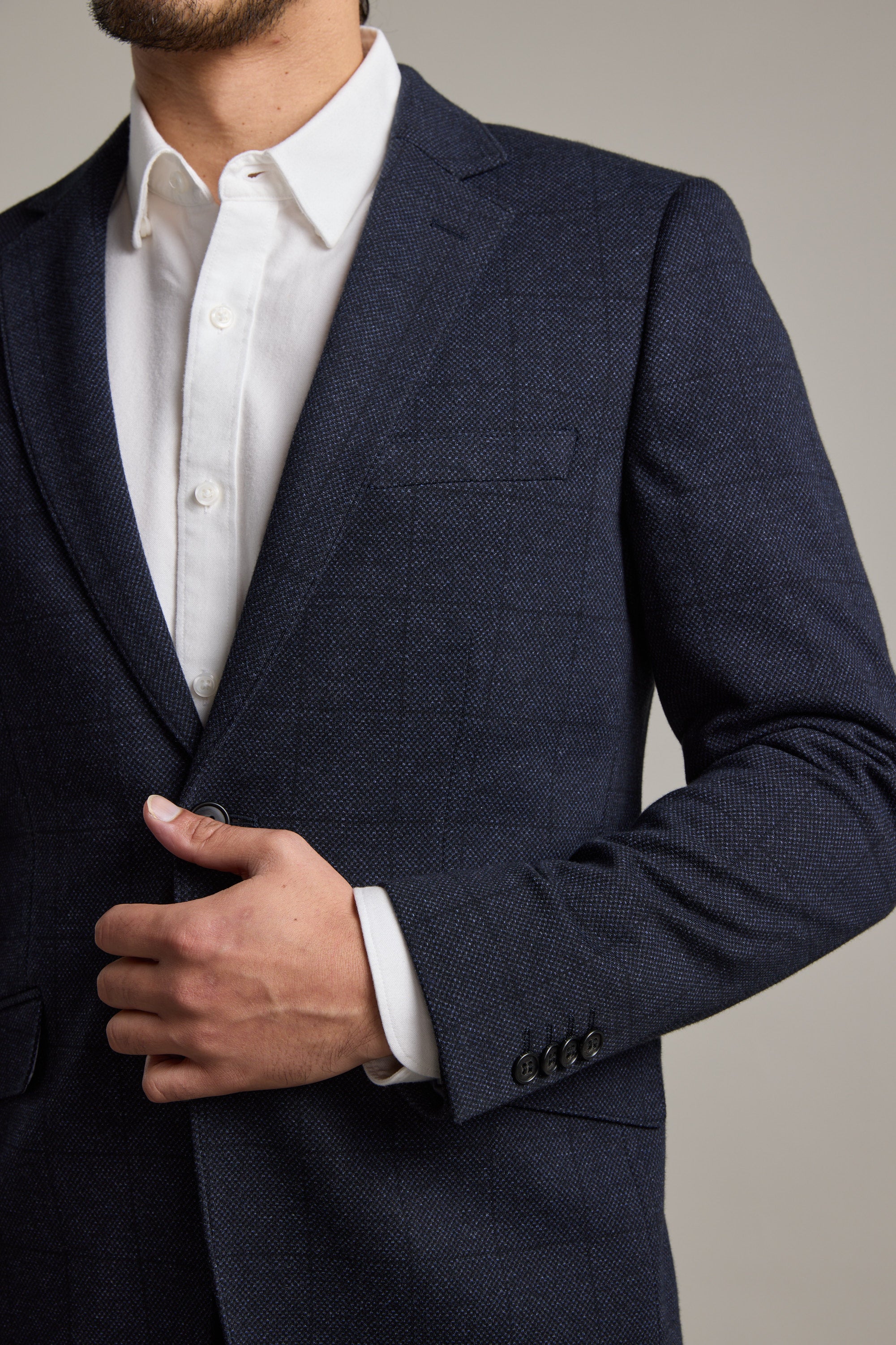 Risca Check Knit Blazer