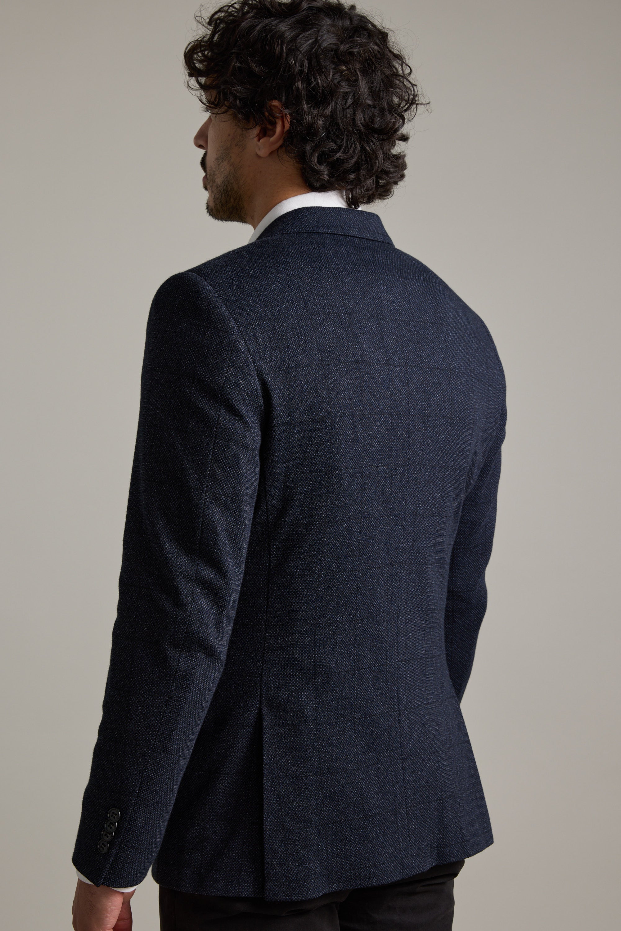 Risca Check Knit Blazer