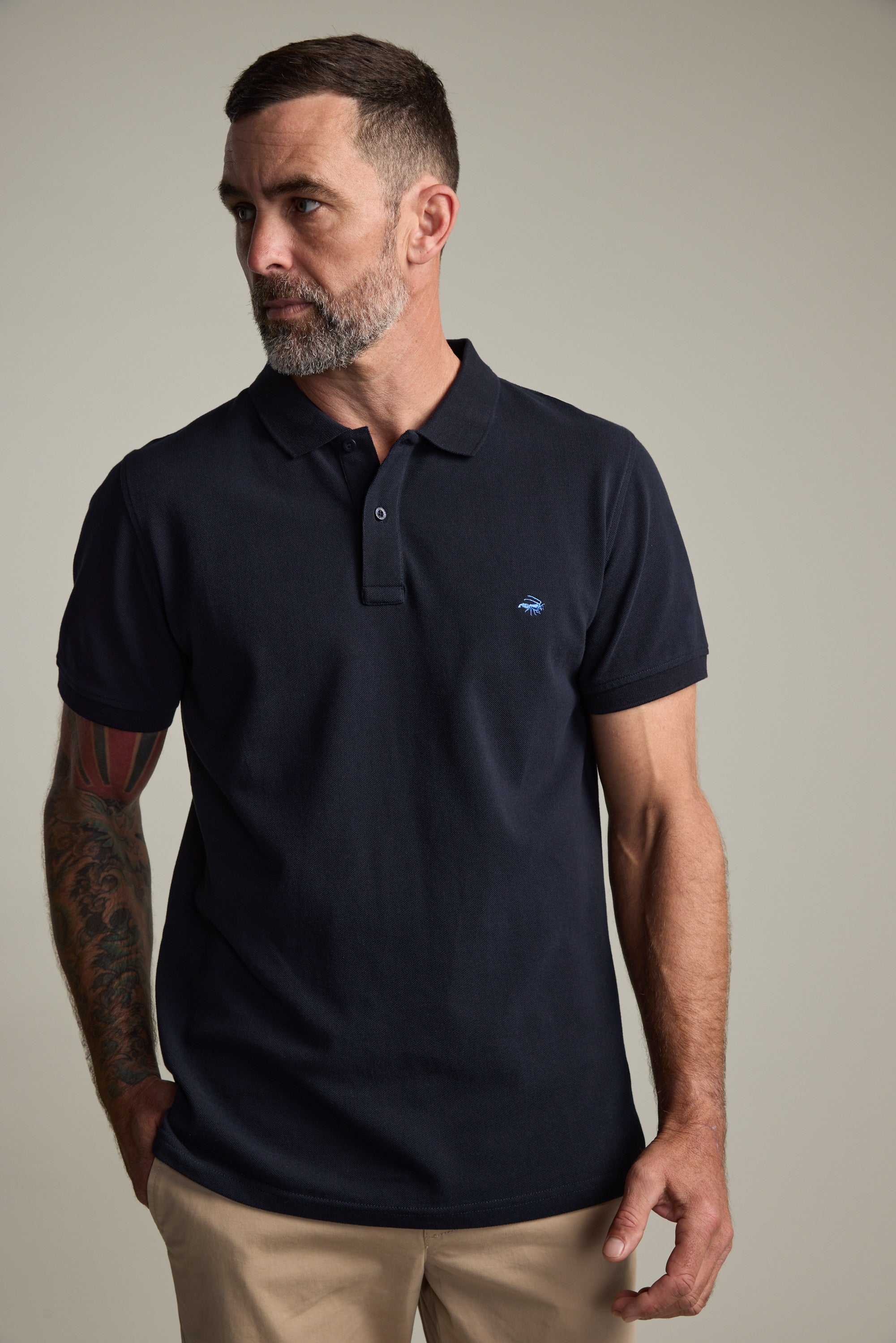 Shop Regent Pique Polo (DARK NAVY) | Barkers