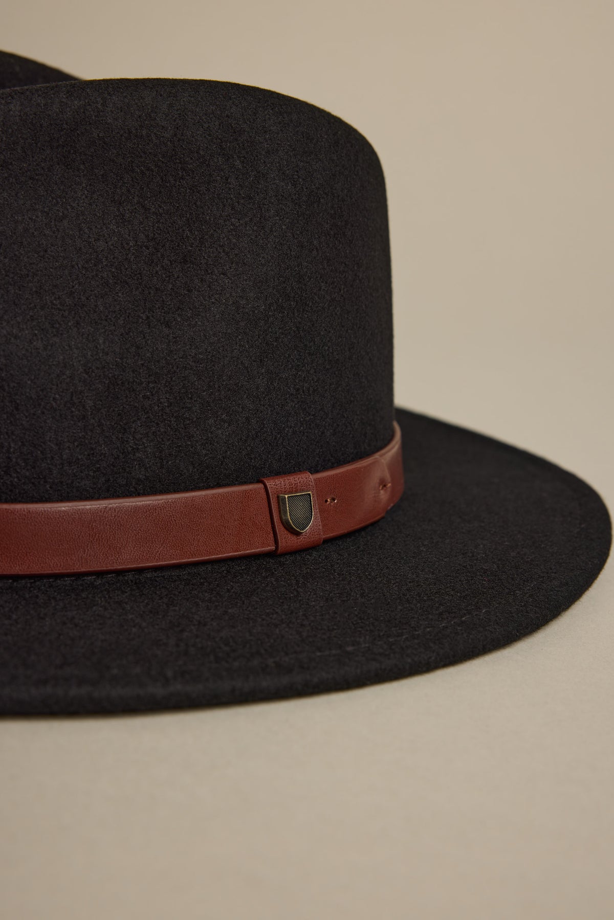 Brixton Messer Black Boho Classic Fedora Unisex L (7 1/2) Medium Brim Grandpa 296766JEWq3481_0072.jpg?crop=  main image 4