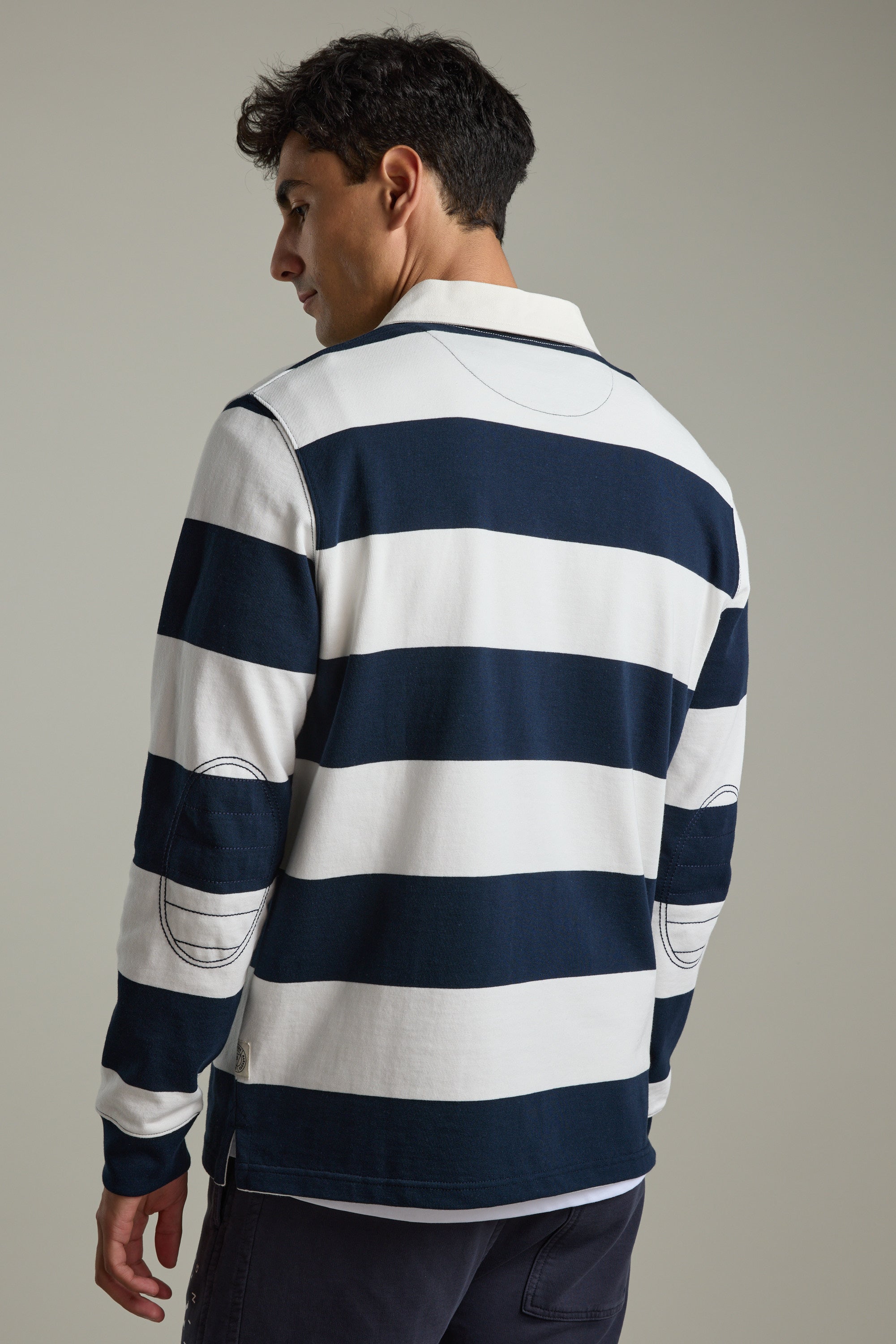 Shop Provincial LS Rugby (NAVY/WHITE) | Barkers