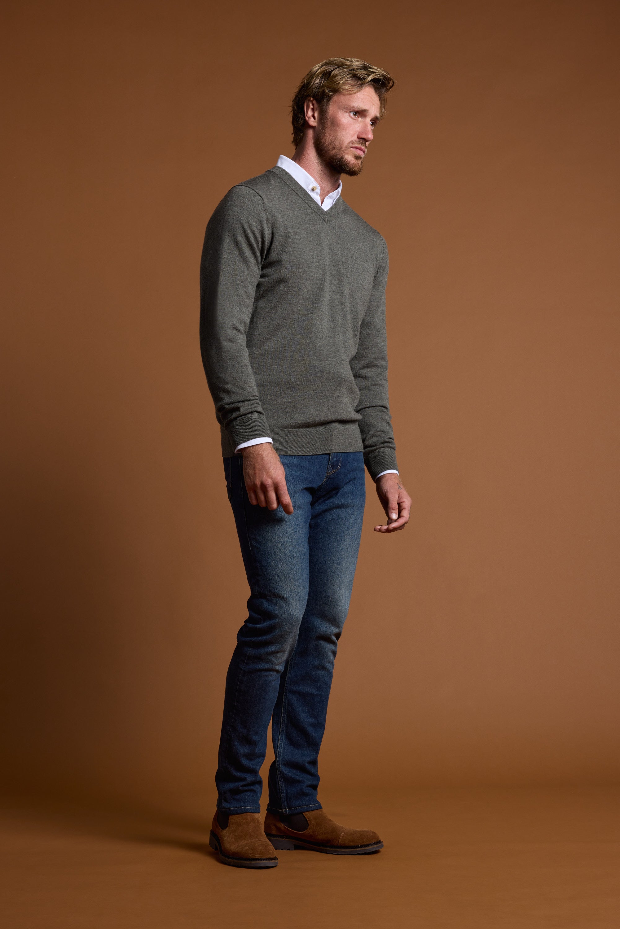 O.E.M. \"WOOL TRIM L/S\" ネイビー XL Men's Arc'teryx LEAF Cold WX Long Sleeve Shirt AR - Wool